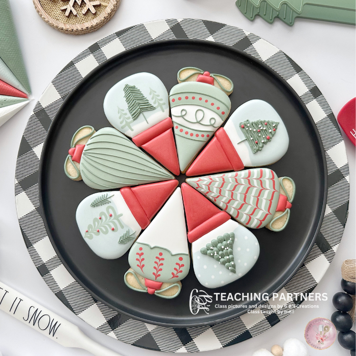Ornament cookie decorating class