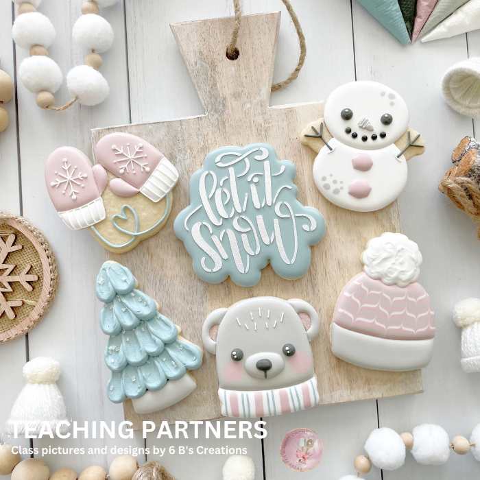 Let it Snow winter cookie decorating class