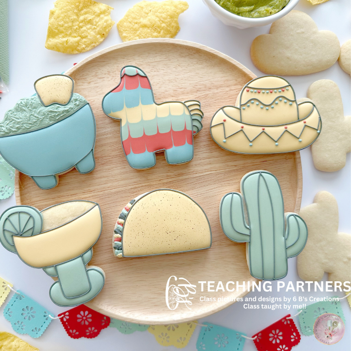 Taco Tuesday themed cookie decorating class
