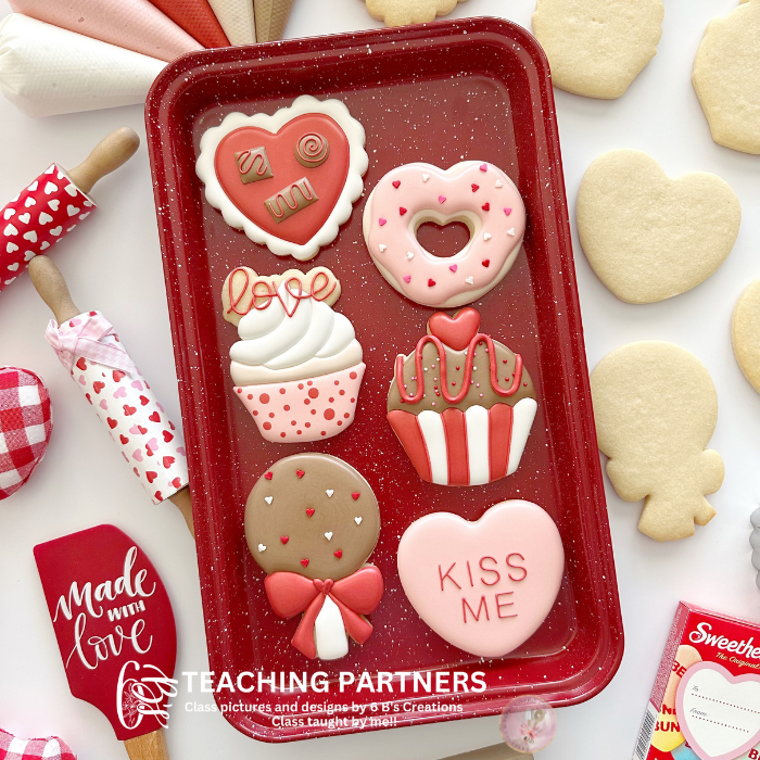 Valentine's cookie decorating class
