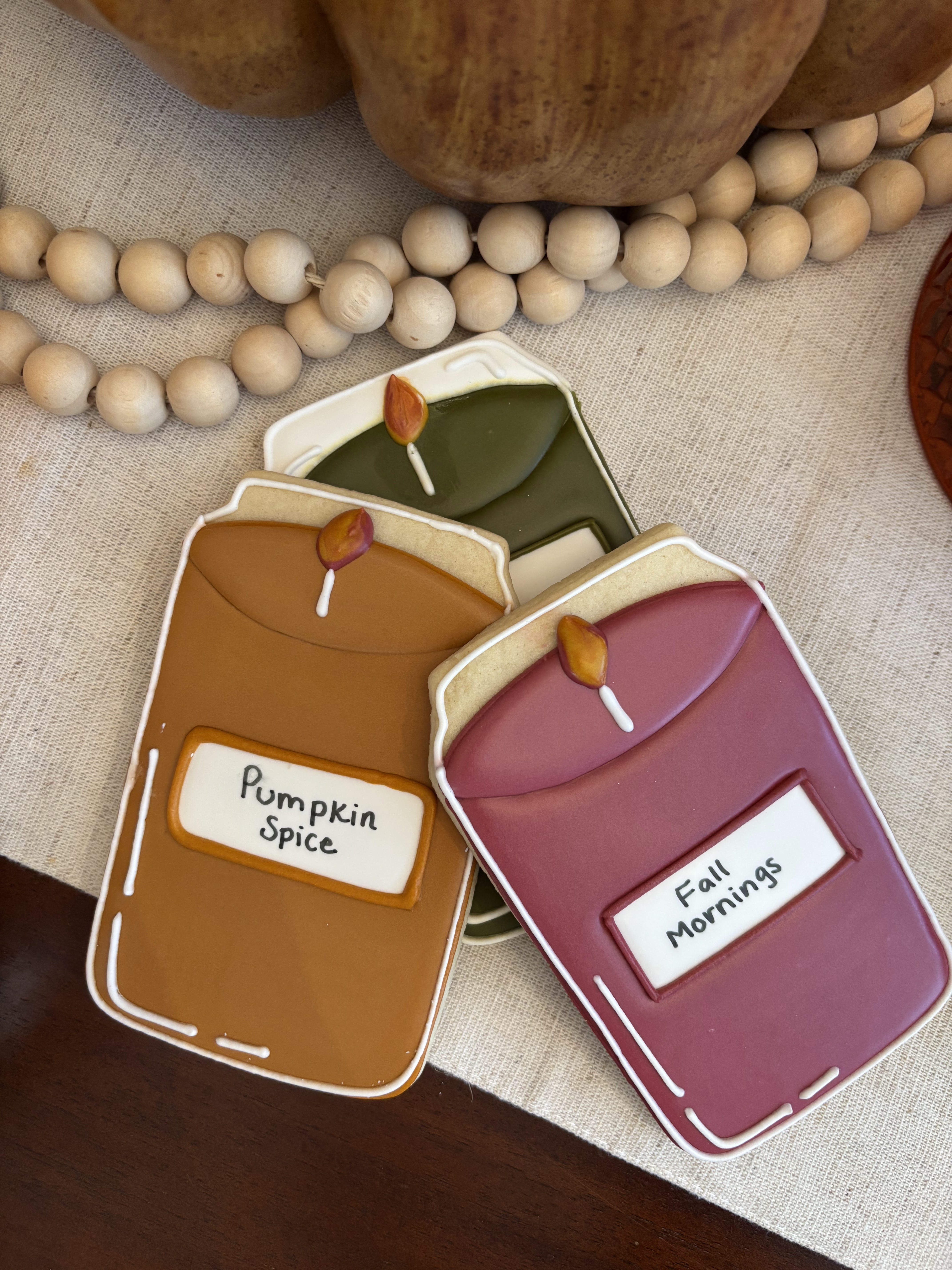 Artistic design cookies