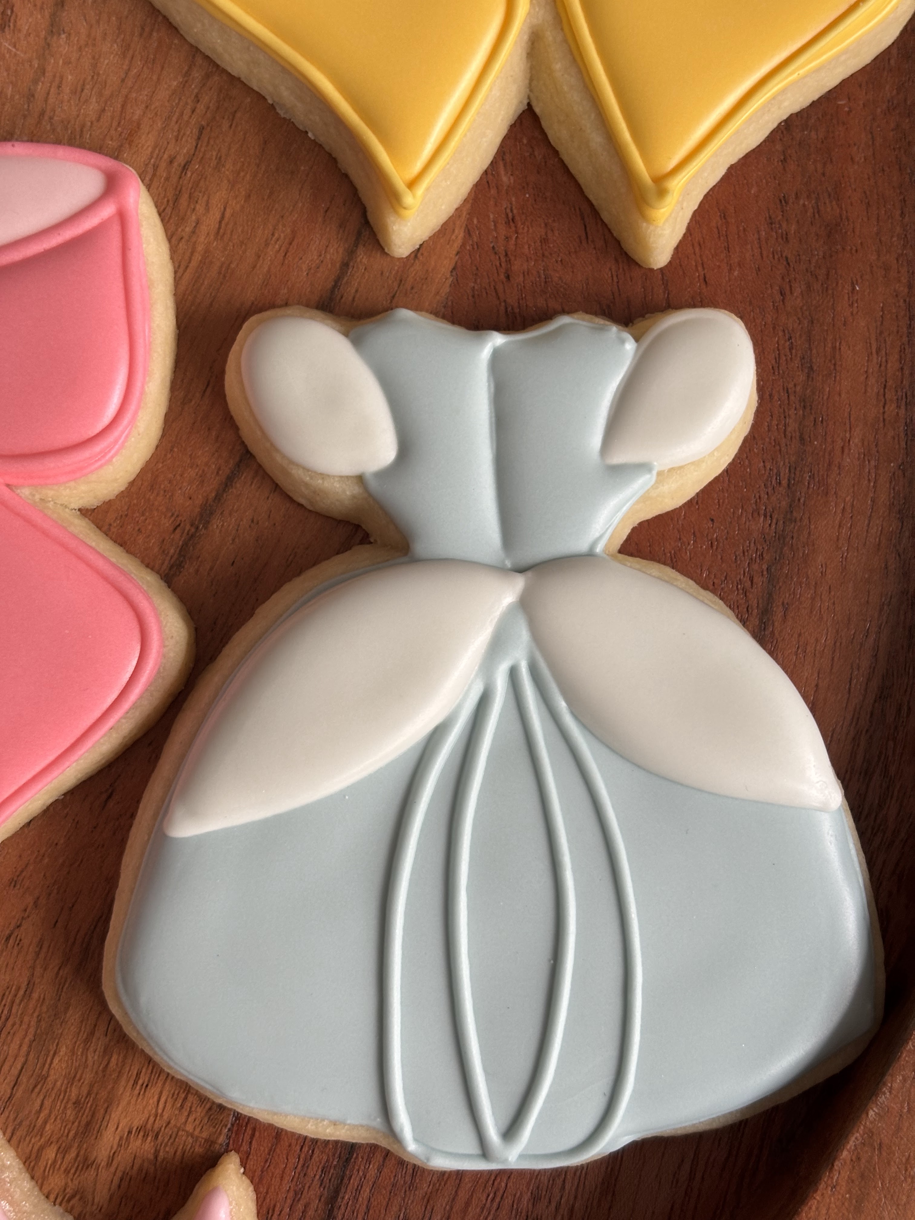 Cinderella ball gown princess dress detailed