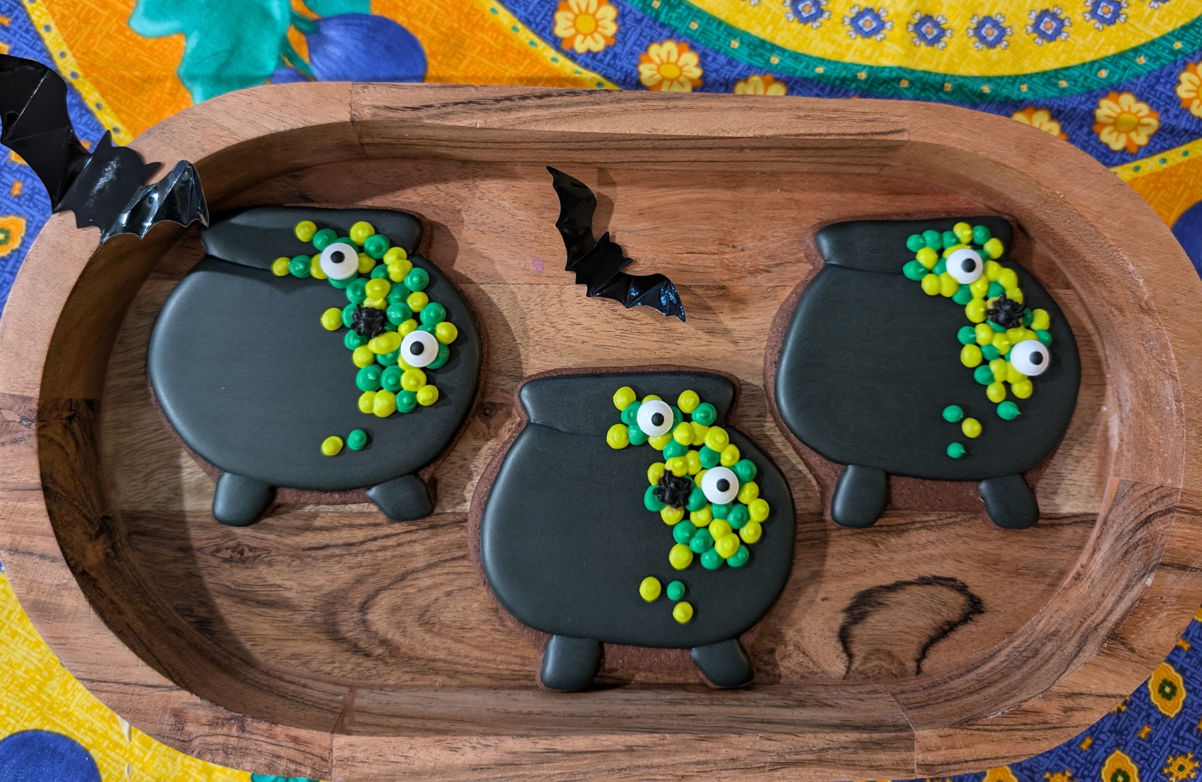 Halloween cauldron witch brew