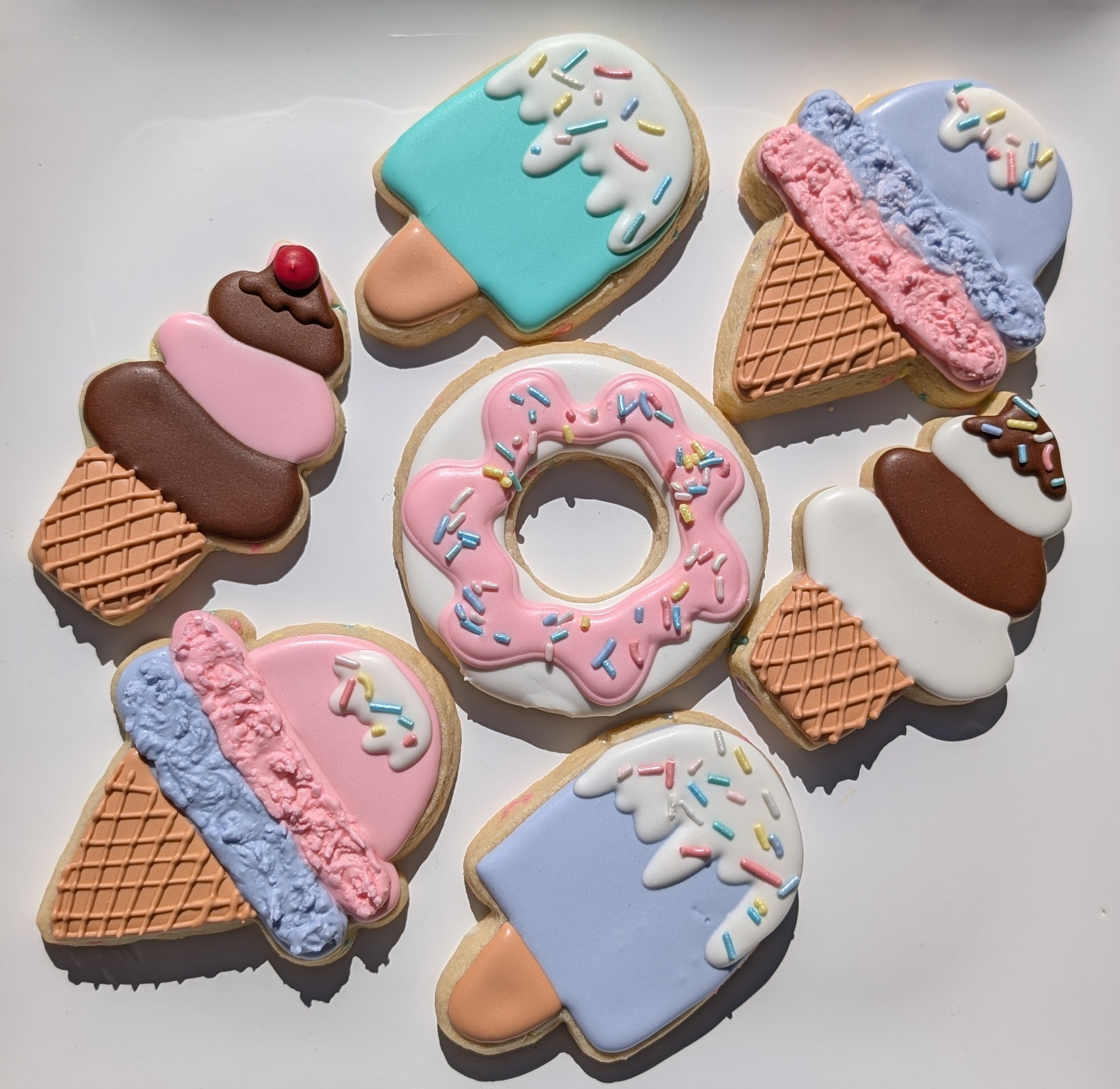 Ice cream donut popsicle summer collection